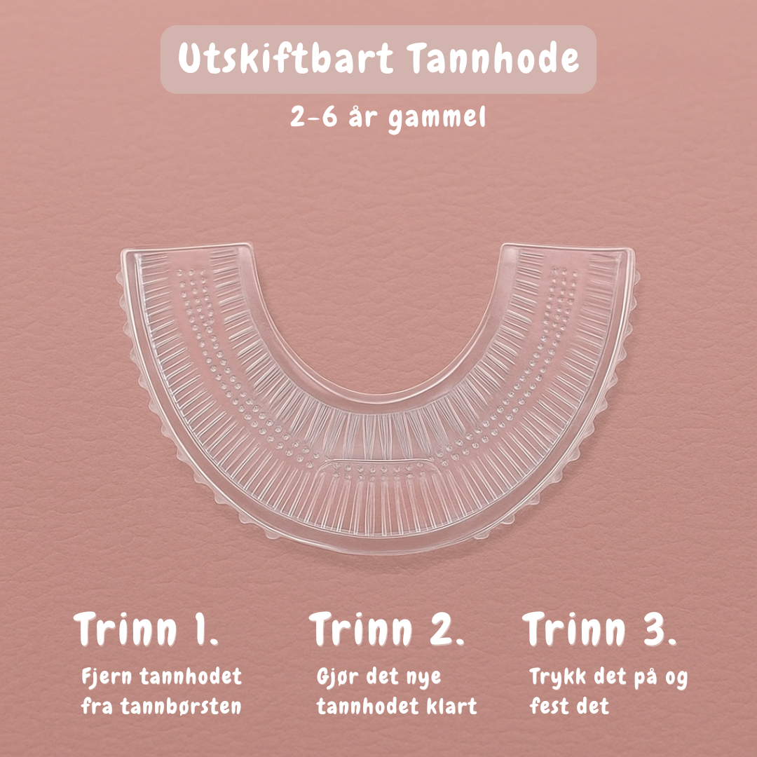 U-formet Elektrisk Tannbørste