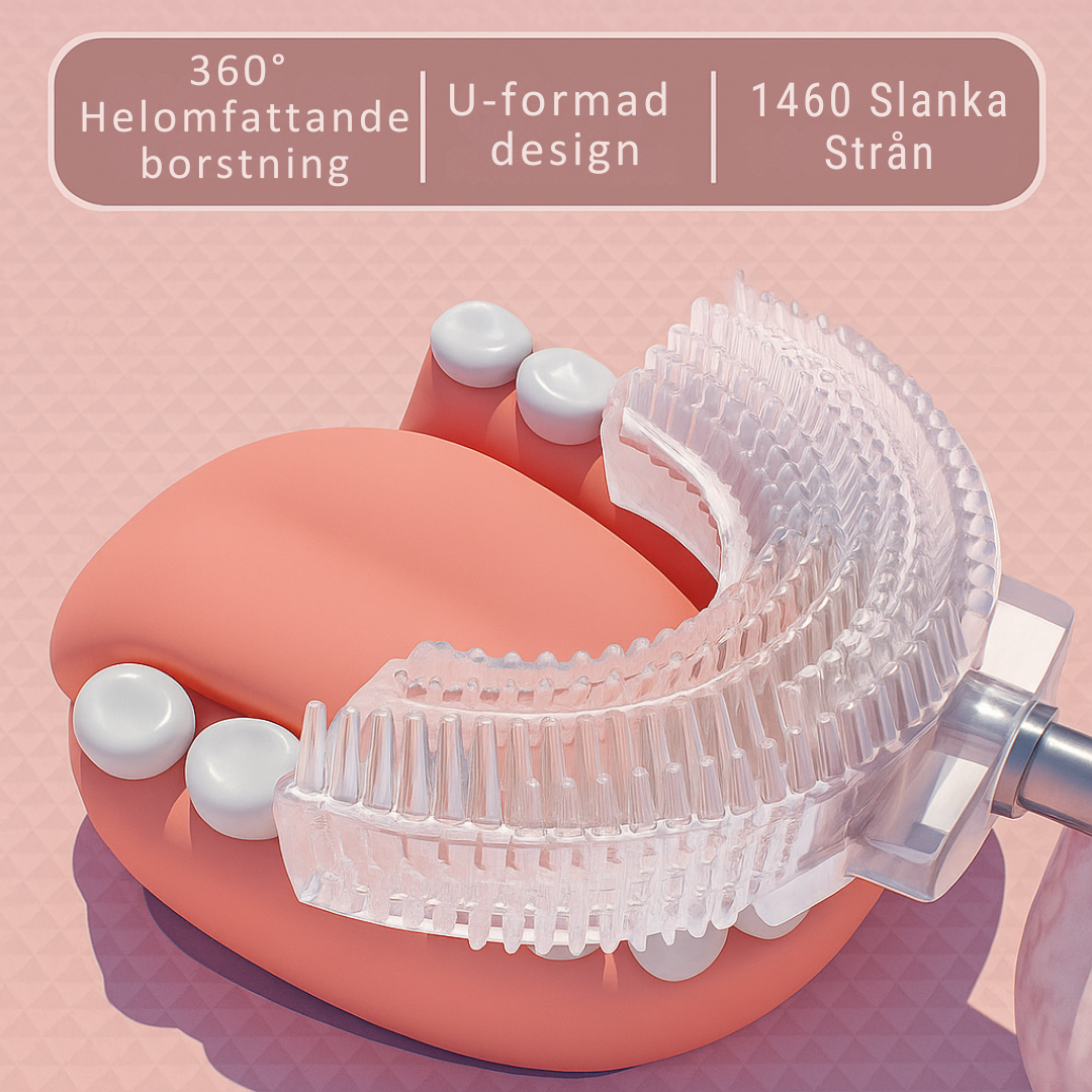 U-formet Elektrisk Tannbørste