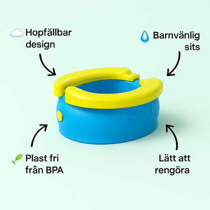 Utendørs Potty – Enkel & Sammenleggbar